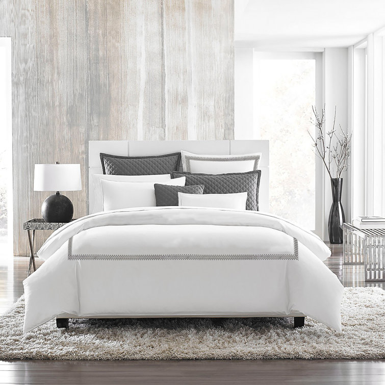 Hokku Designs Grey Chevron 160 GSM Flannel Sheet Set Wayfair Canada